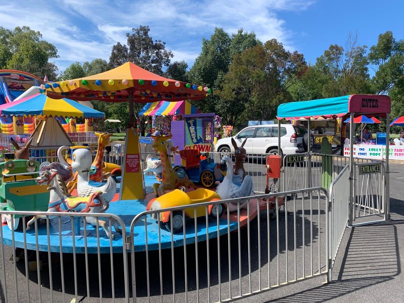 Kiddies merry go round carousel