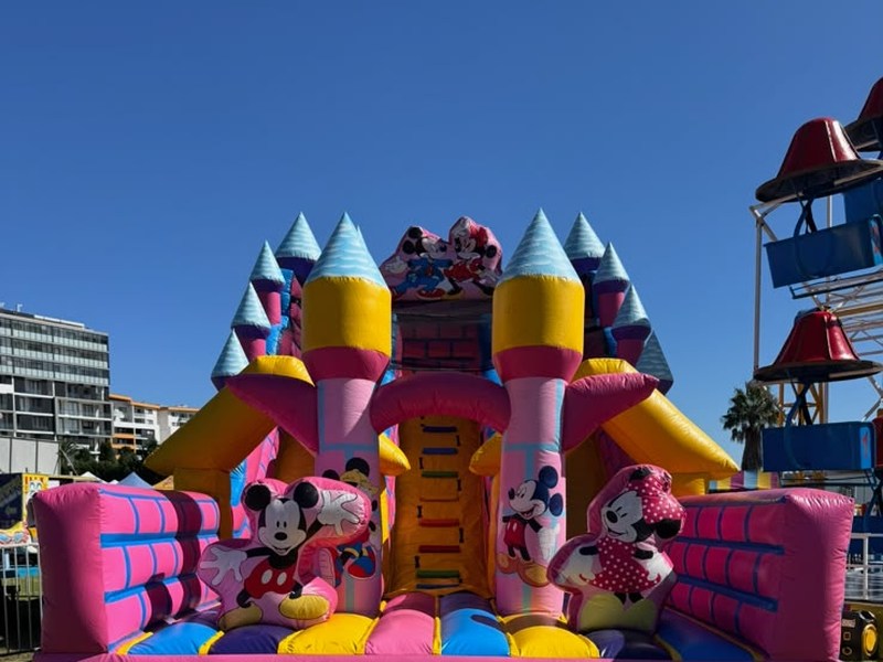 Minnie and Mickey jumping castle inflatable